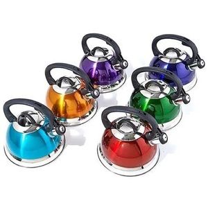 Blue “Kitchenworks” 2.5 Qt. Whistling Tea Kettle.